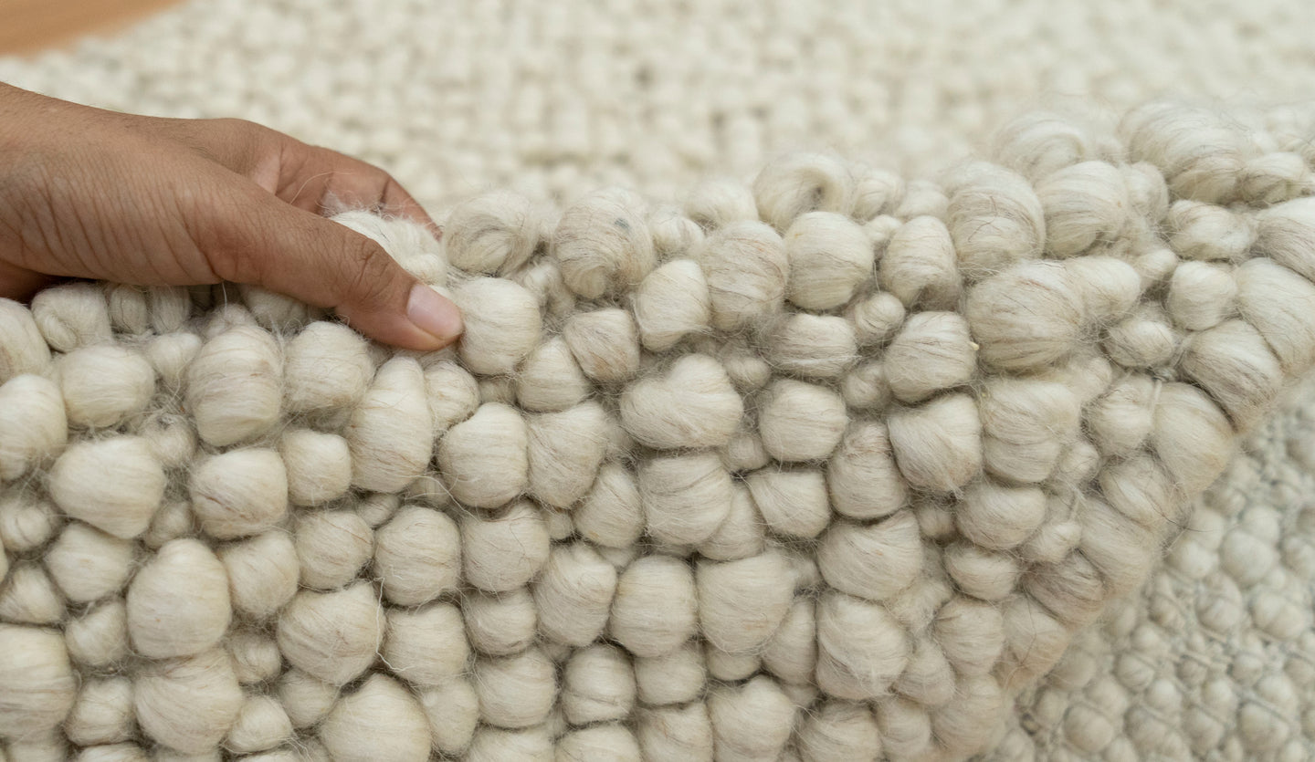 Unparalleled Bubble Ivory Rug | Chunky Rugs Online